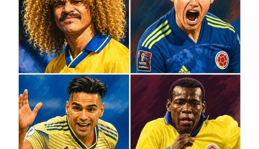 コロンビアサッカー選手の有名人ランキング｜バルデラマ・ハメスら実績を解説