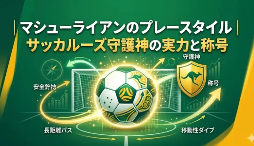 マシューライアンのプレースタイル｜サッカルーズ守護神の実力と称号
