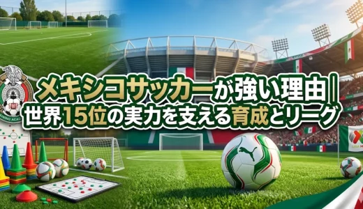 メキシコサッカーが強い理由｜世界15位の実力を支える育成とリーグ