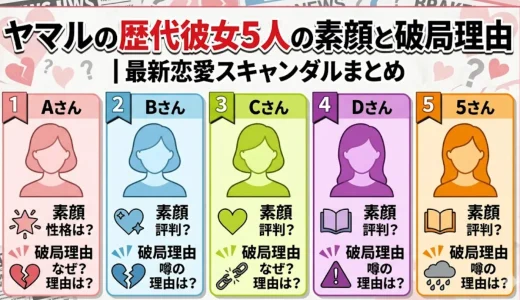 ヤマルの歴代彼女5人の素顔と破局理由｜最新恋愛スキャンダルまとめ